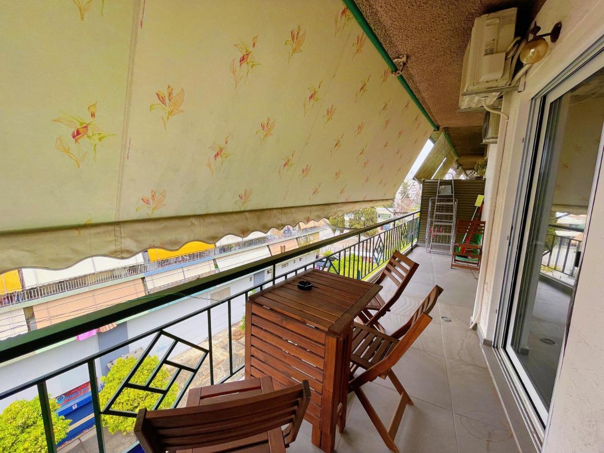 Wsd Hera Luxury Stylish 2Bd Apt With City View Balcony Near Merto Атина Екстериор снимка