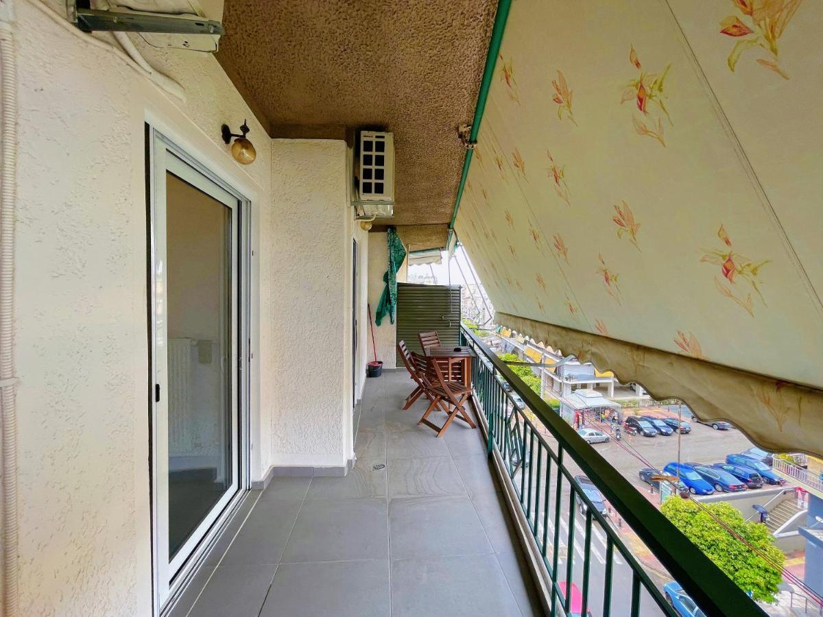 Wsd Hera Luxury Stylish 2Bd Apt With City View Balcony Near Merto Атина Екстериор снимка