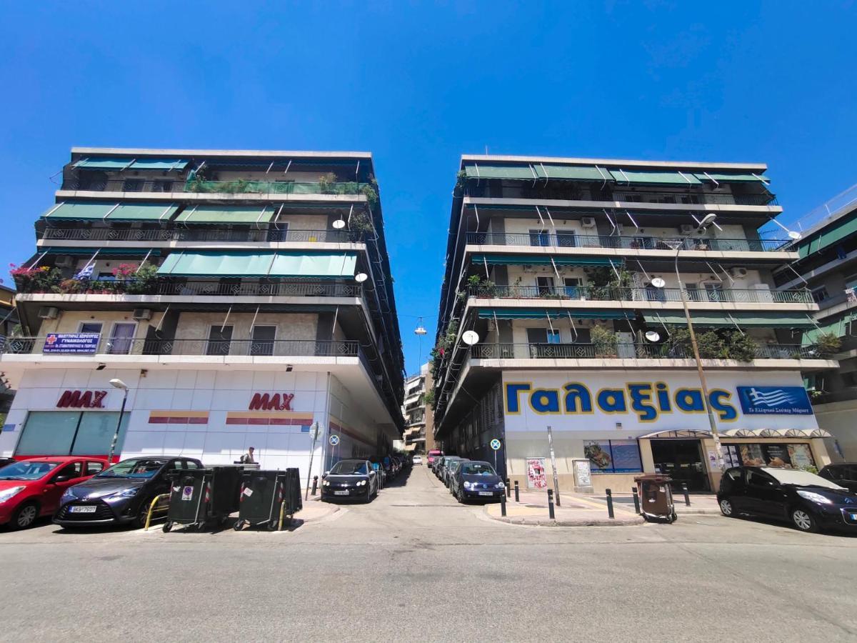 Wsd Hera Luxury Stylish 2Bd Apt With City View Balcony Near Merto Атина Екстериор снимка